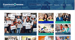 Desktop Screenshot of experienciaoverseas.com