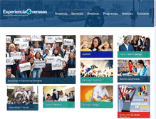 Tablet Screenshot of experienciaoverseas.com